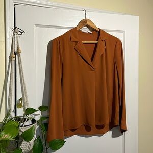 All In Favor Long Sleeve Blouse Size Small